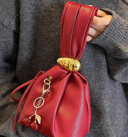 RED BUCKET BAG