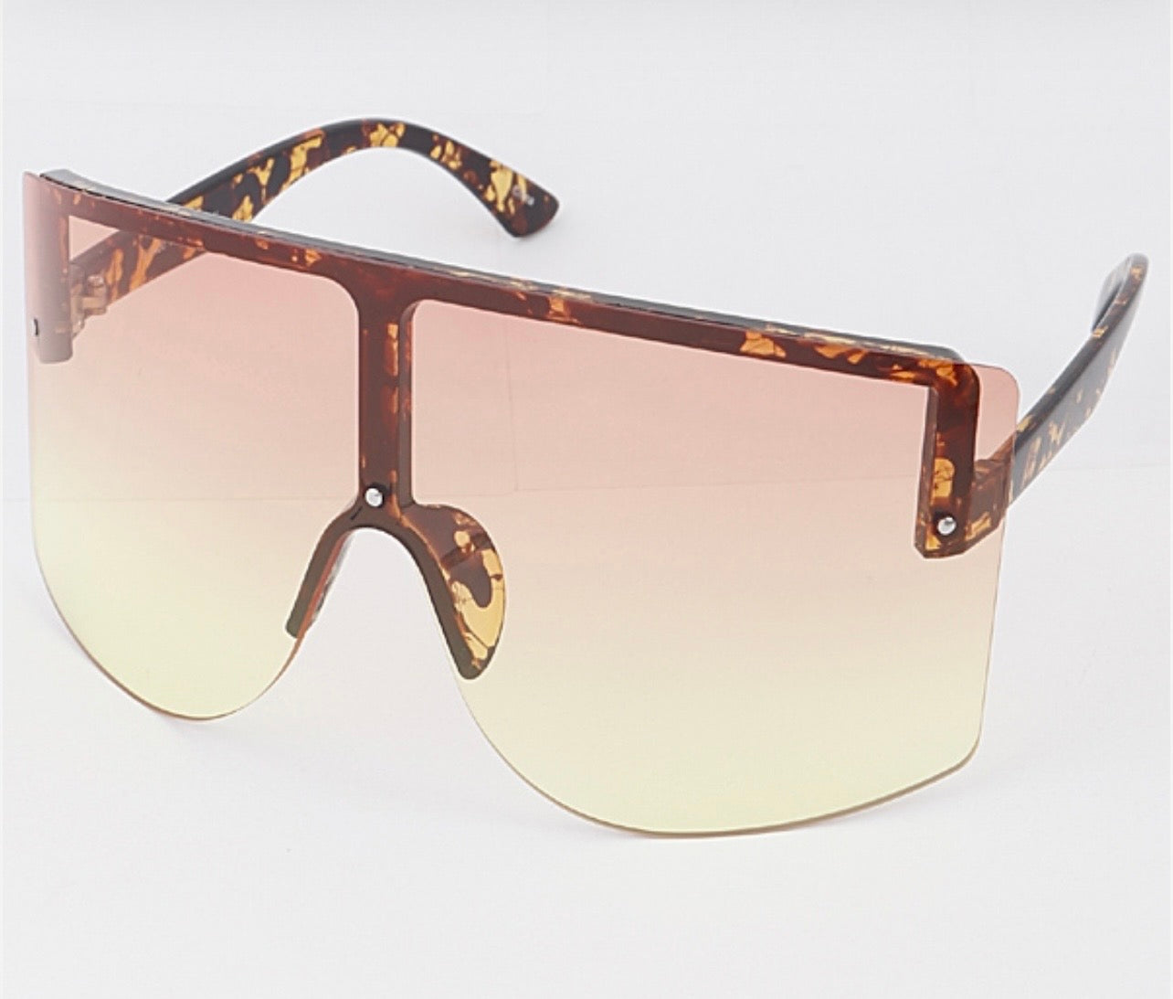 OVER SIZE SHIELD SUNGLASSES